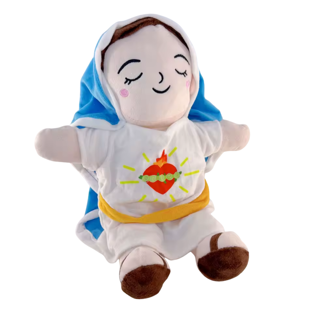 Peluche que Respira de la Virgen María