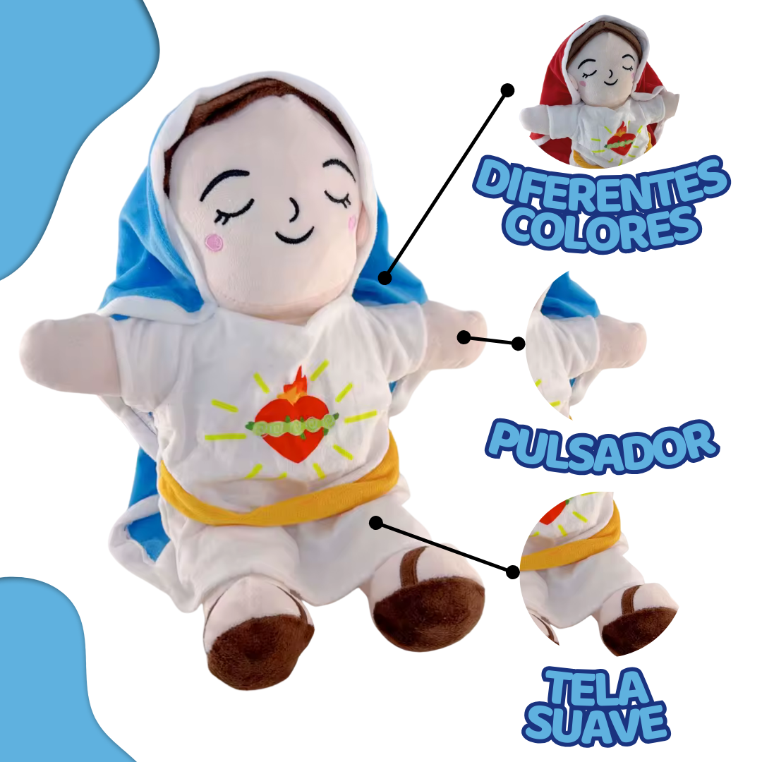 Peluche que Respira de la Virgen María