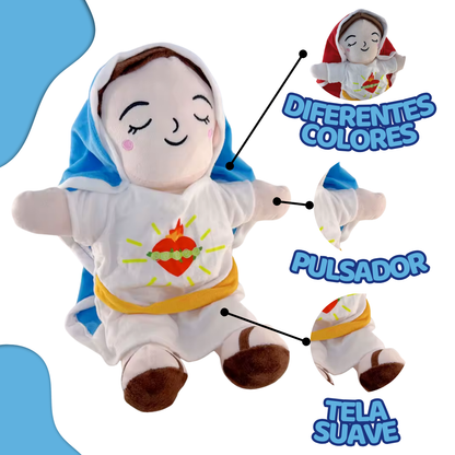 Peluche que Respira de la Virgen María